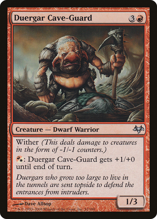 Duergar Cave-Guard (EVE-051) - uncommon - Foil