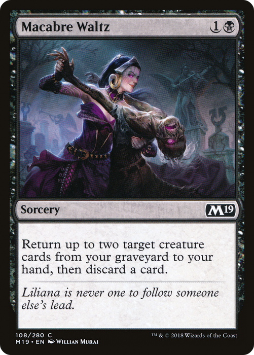 Macabre Waltz (M19-108) - common - Foil