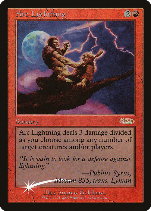 Arc Lightning (ARENA-003) - rare - Foil