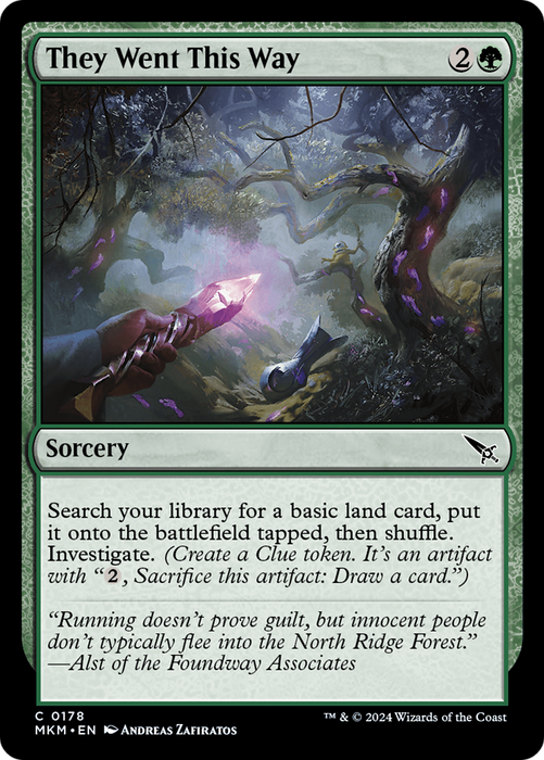 They Went This Way (MKM-178) - common - Foil