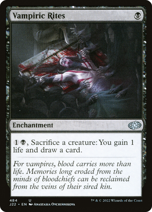 Vampiric Rites (J22-484) - uncommon