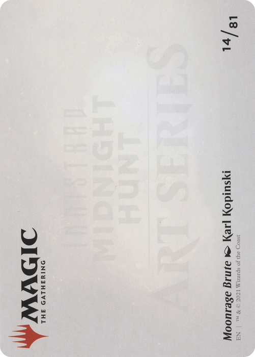 Moonrage Brute // Moonrage Brute (AMID-014) - common (Borderless) - Foil