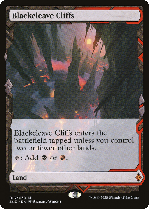 Blackcleave Cliffs (ZNE-013) - mythic