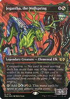 Jegantha, the Wellspring (MUL-174) - rare: (Showcase) (Borderless) - Foil