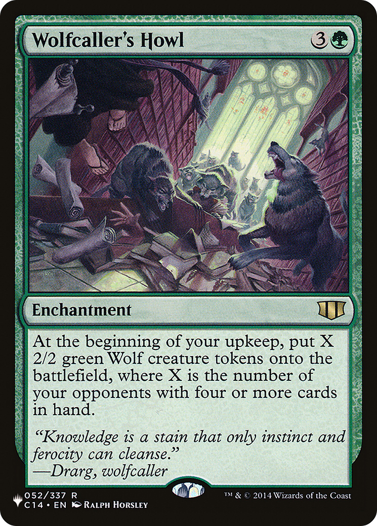 Wolfcaller's Howl (LIST-C14-52) - rare