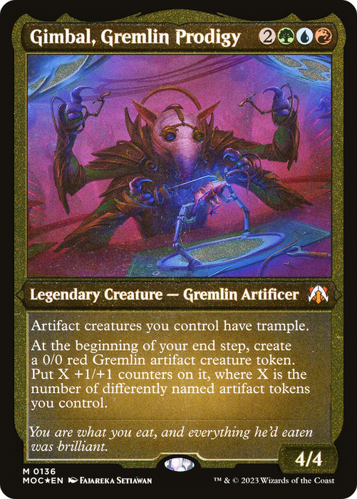 Gimbal, Gremlin Prodigy (MOC-136) - mythic - Etched Foil