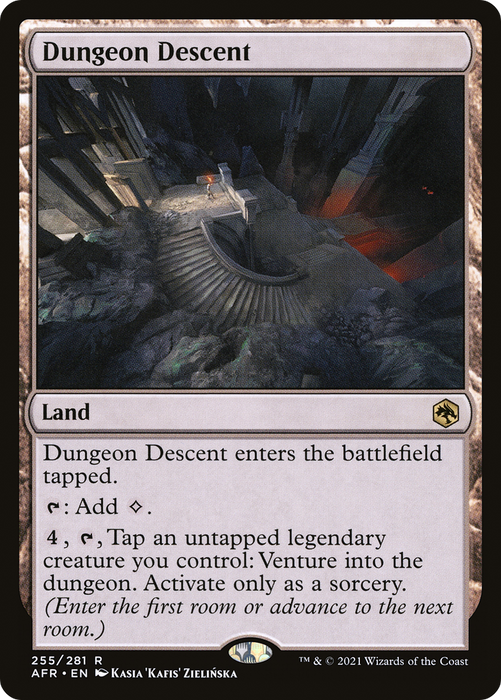 Dungeon Descent (AFR-255) - rare - Foil