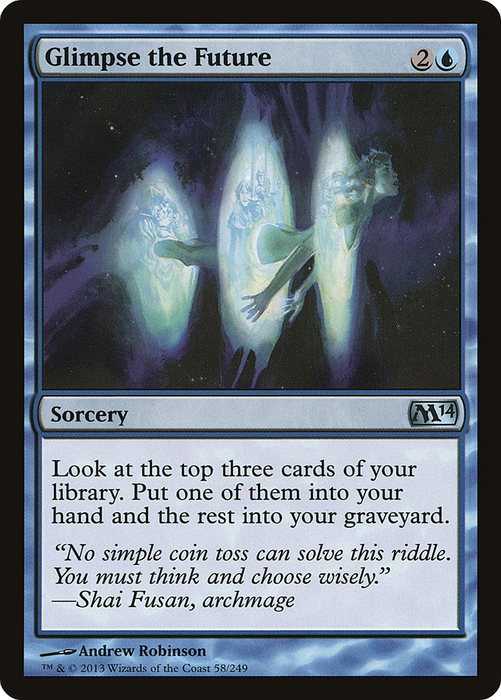 Glimpse the Future (M14-058) - uncommon