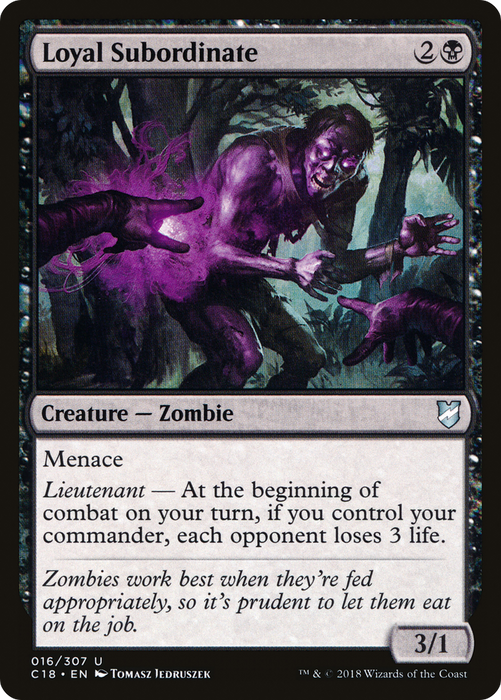 Loyal Subordinate (C18-016) - uncommon