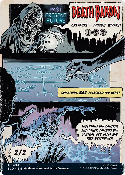 Death Baron // Death Baron (SLD-1458) - rare: (Full Art) (Borderless) - Foil