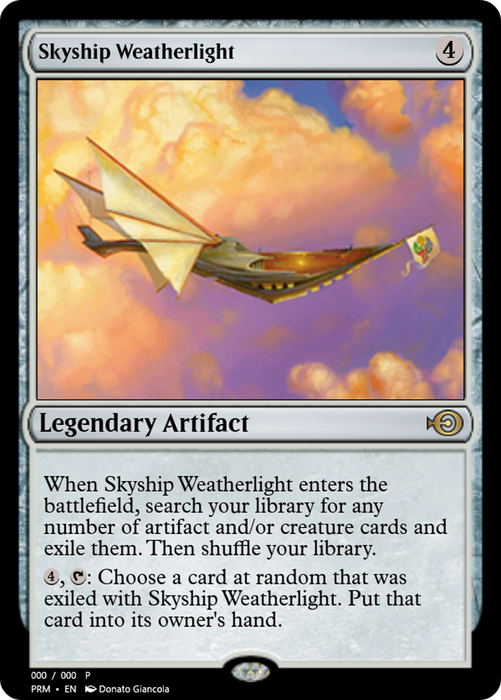 Skyship Weatherlight (PRM-62381) - rare - Foil