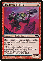 Bloodcrazed Goblin (M11-125) - common - Foil