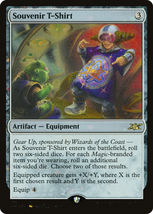 Souvenir T-Shirt (UNF-478) - rare - Foil