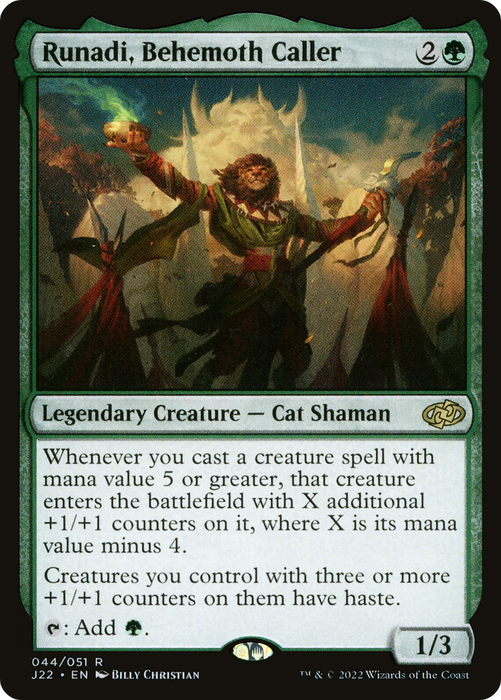 Runadi, Behemoth Caller (J22-044) - rare