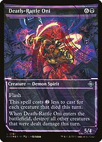 Death-Rattle Oni (MAT-197) - uncommon: (Showcase) - Foil