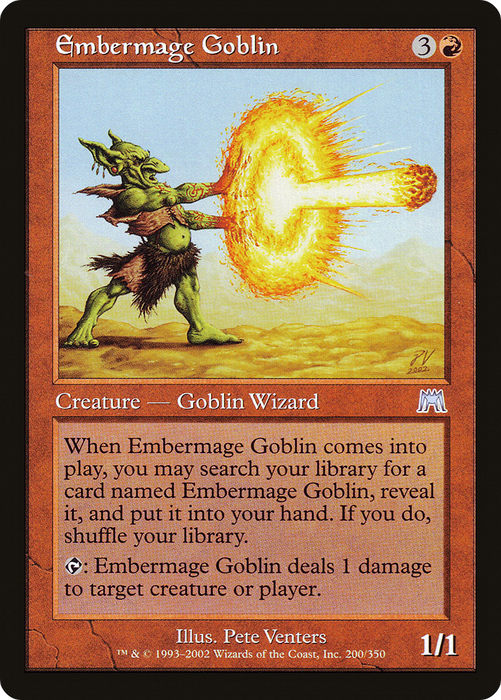Embermage Goblin (ONS-200) - uncommon - Foil