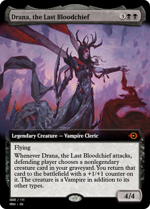 Drana, the Last Bloodchief (PRM-83742) - mythic