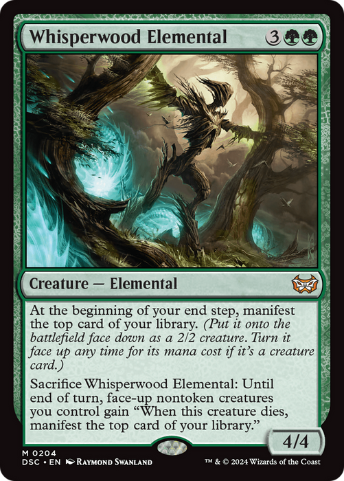 Whisperwood Elemental (DSC-204) - mythic