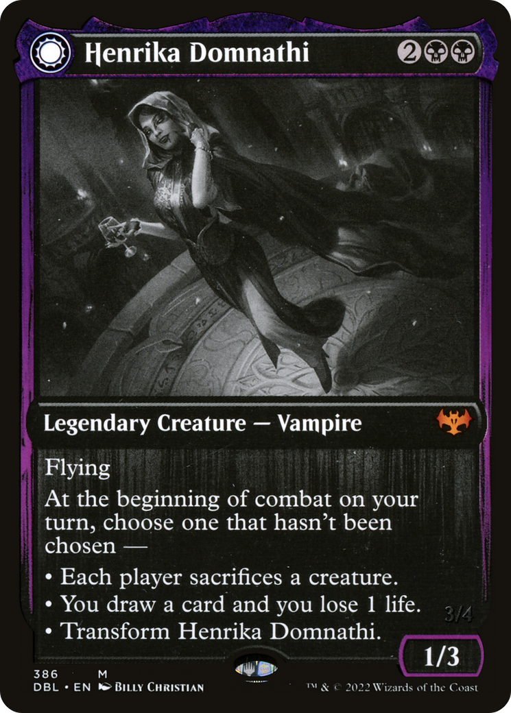 Henrika Domnathi // Henrika, Infernal Seer (DBL-386) - mythic: (Double Faced Transform)