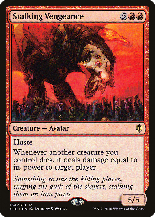 Stalking Vengeance (C16-134) - rare