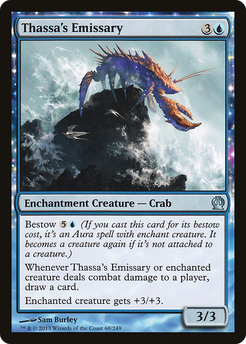 Thassa's Emissary (THS-068) - uncommon: (enchantment) - Foil