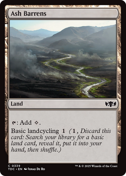 Ash Barrens (TDC-339) - common