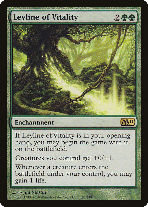 Leyline of Vitality (M11-183) - rare