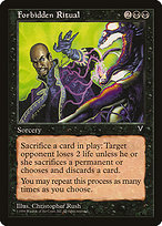 Forbidden Ritual (VIS-060) - rare
