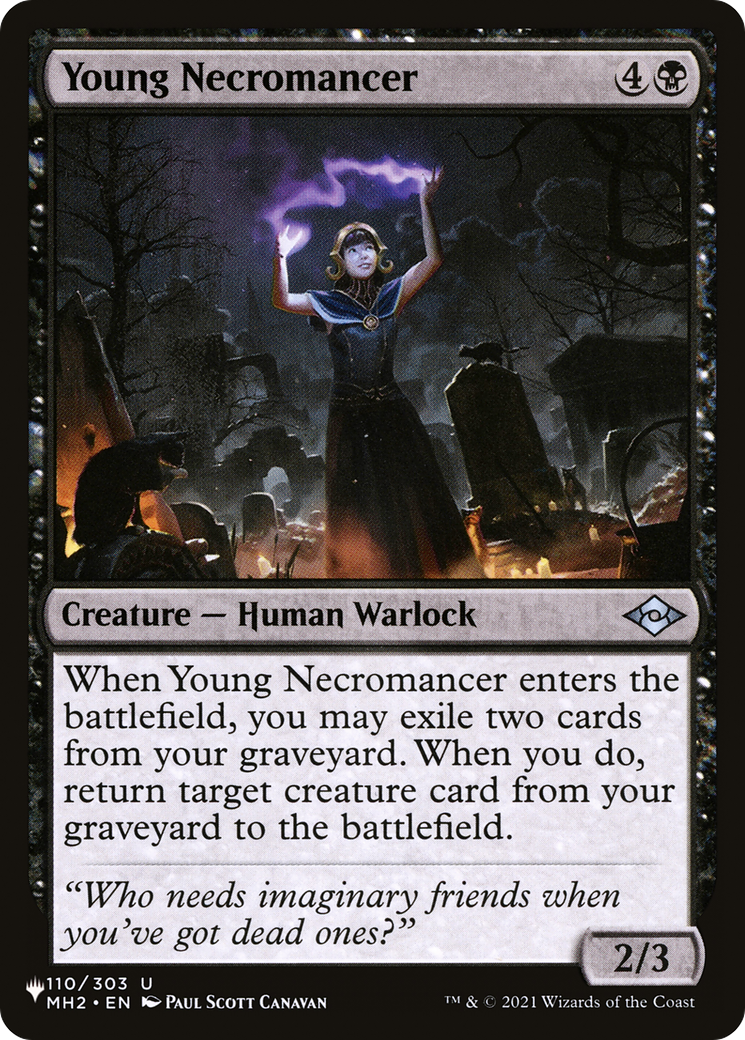 Young Necromancer (LIST-MH2-110) - uncommon