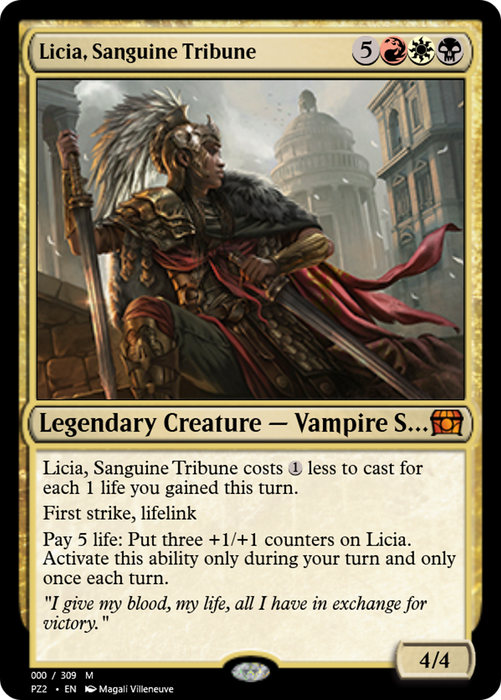 Licia, Sanguine Tribune (PZ2-65729) - mythic - Foil