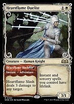 Heartflame Duelist // Heartflame Slash (WOE-290) - rare: (Showcase)