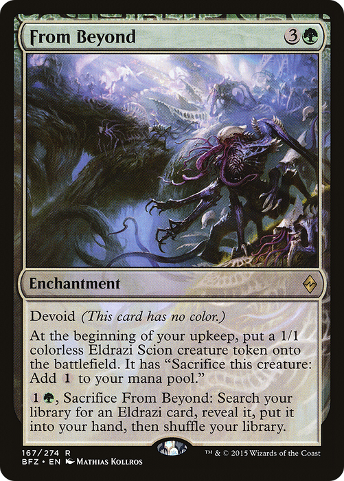 From Beyond (BFZ-167) - rare: (devoid)
