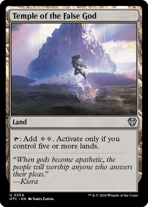 Temple of the False God (OTC-334) - uncommon