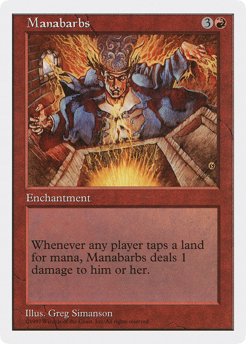 Manabarbs (5ED-250) - rare