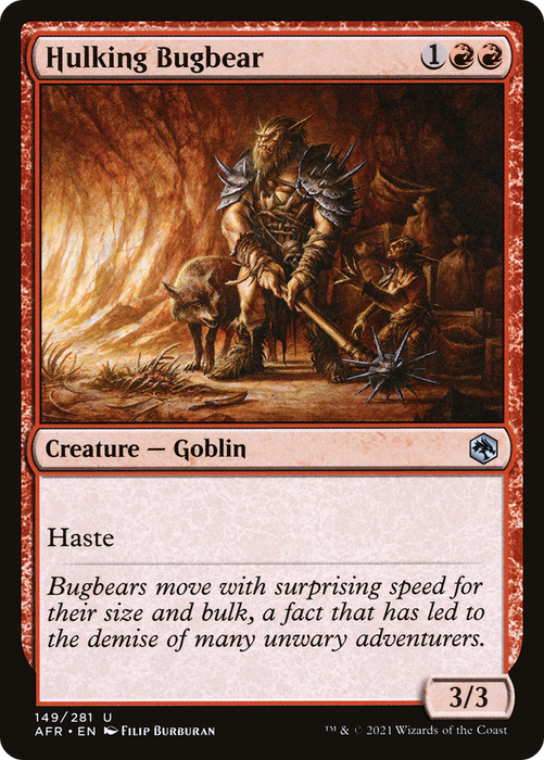 Hulking Bugbear (AFR-149) - uncommon - Foil