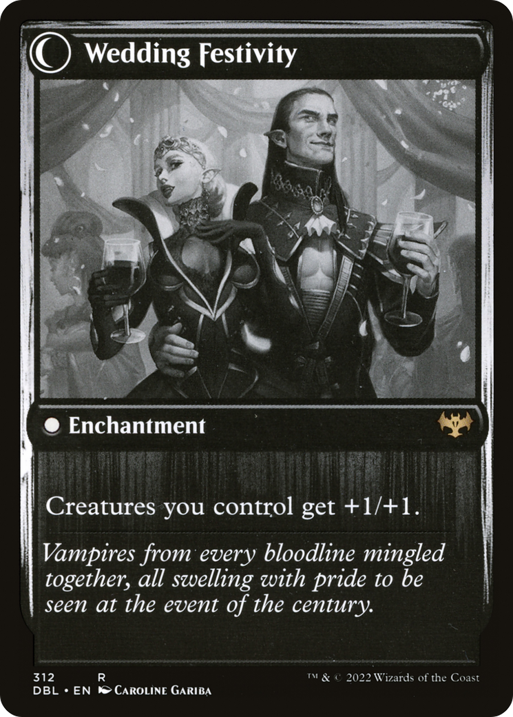 Wedding Announcement // Wedding Festivity (DBL-312) - rare: (Double Faced Transform)