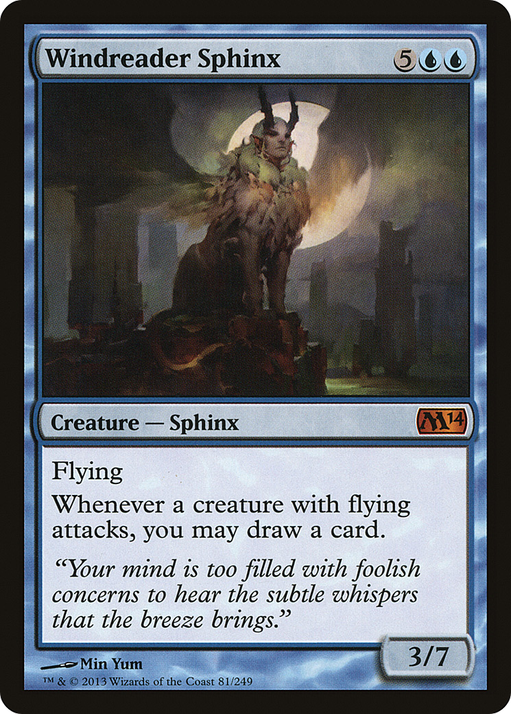 Windreader Sphinx (M14-081) - mythic - Foil
