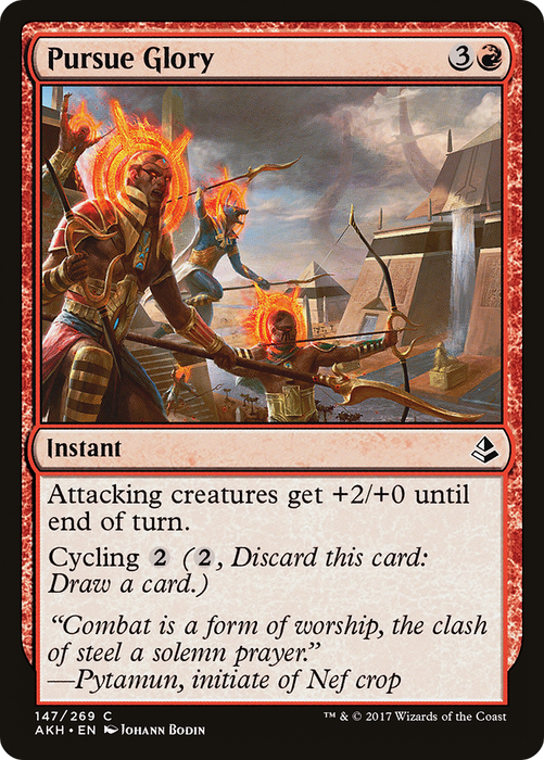 Pursue Glory (AKH-147) - common - Foil
