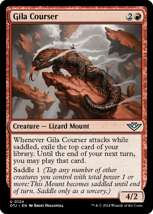 Gila Courser (OTJ-124) - uncommon - Foil