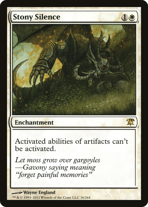 Stony Silence (ISD-036) - rare - Foil
