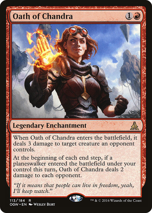 Oath of Chandra (OGW-113) - rare