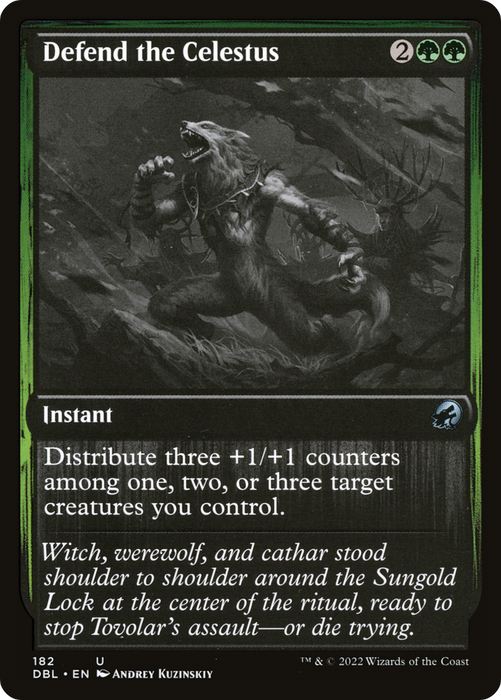Defend the Celestus (DBL-182) - uncommon - Foil