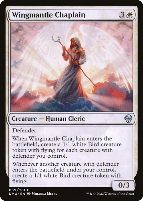 Wingmantle Chaplain (DMU-039) - uncommon - Foil