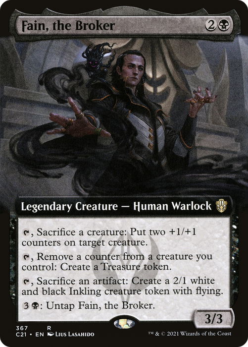 Fain, the Broker (C21-367) - rare: (Extended Art)