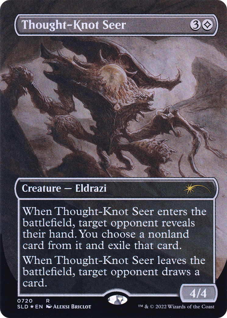 Thought-Knot Seer (SLD-720) - rare (Borderless) - Foil