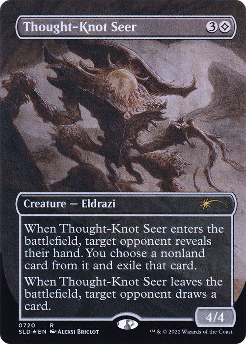 Thought-Knot Seer (SLD-720) - rare (Borderless) - Foil