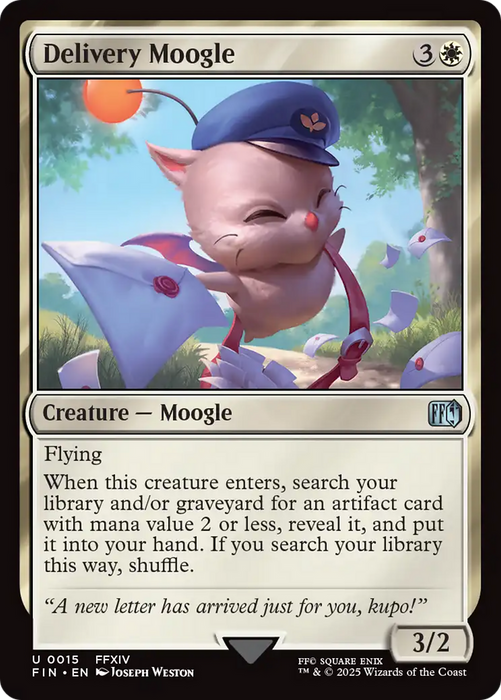 Delivery Moogle (FIN-015) - uncommon - Foil