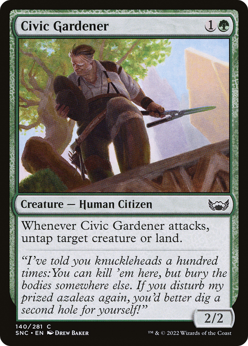 Civic Gardener (SNC-140) - common - Foil
