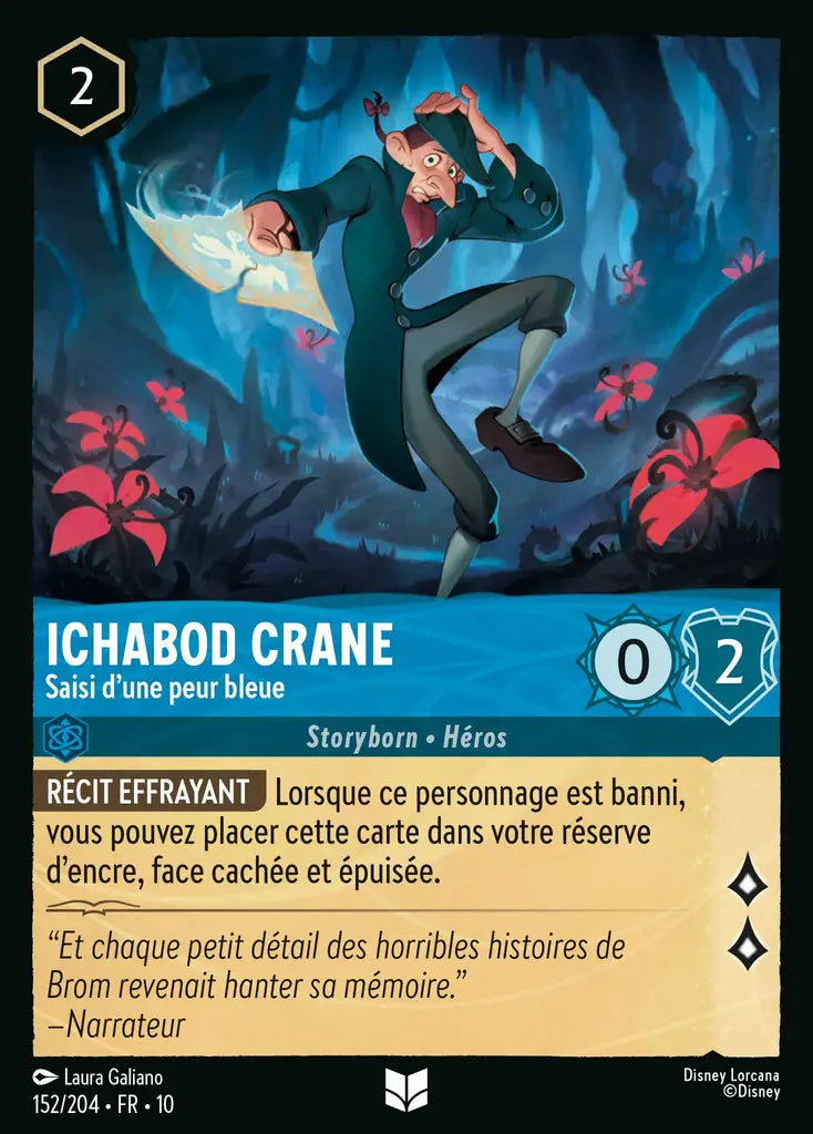 Ichabod Crane - Saisi d'une peur bleue (152/204) - LDLP - Inhabituelle - Cold Foil