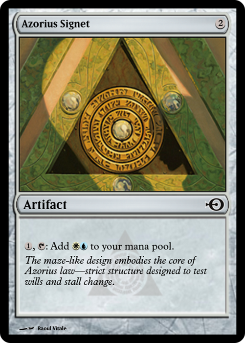 Azorius Signet (PRM-62395) - common - Foil